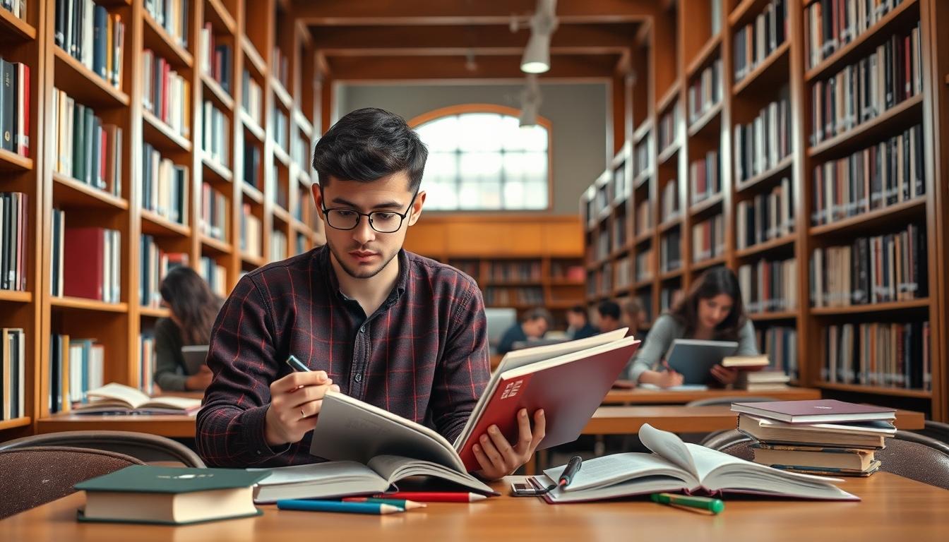 Students working in research laboratory